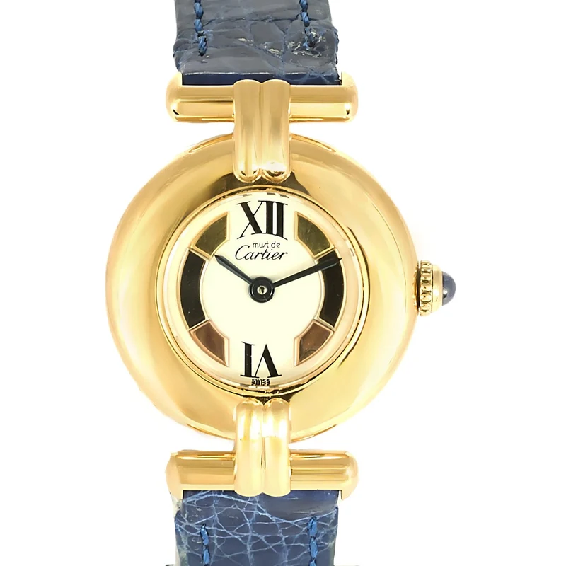 Cartier Must Trinity - Colisée Watch in silver gold-plated