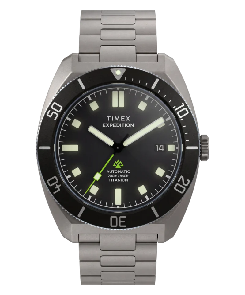 Expedition® Pioneer Titanium Automatic 41mm Bracelet Watch