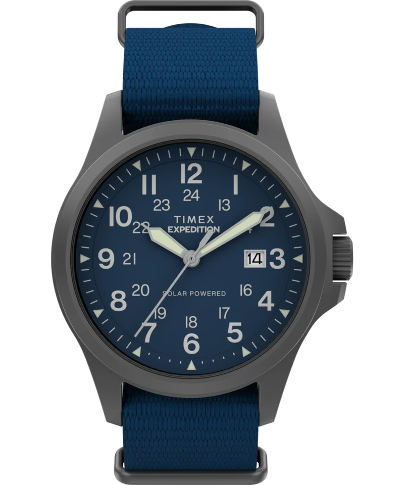 Expedition® Field Post Solar 41mm Eco-Conscious Fabric Strap Watch
