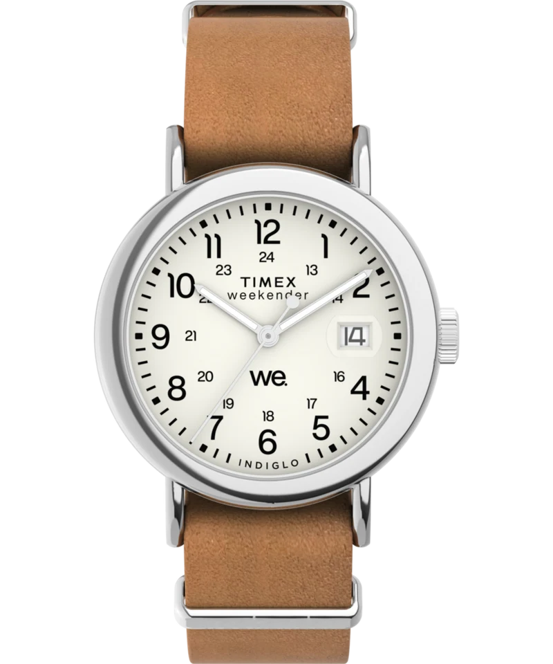 Weekender 37mm Leather Strap Watch
