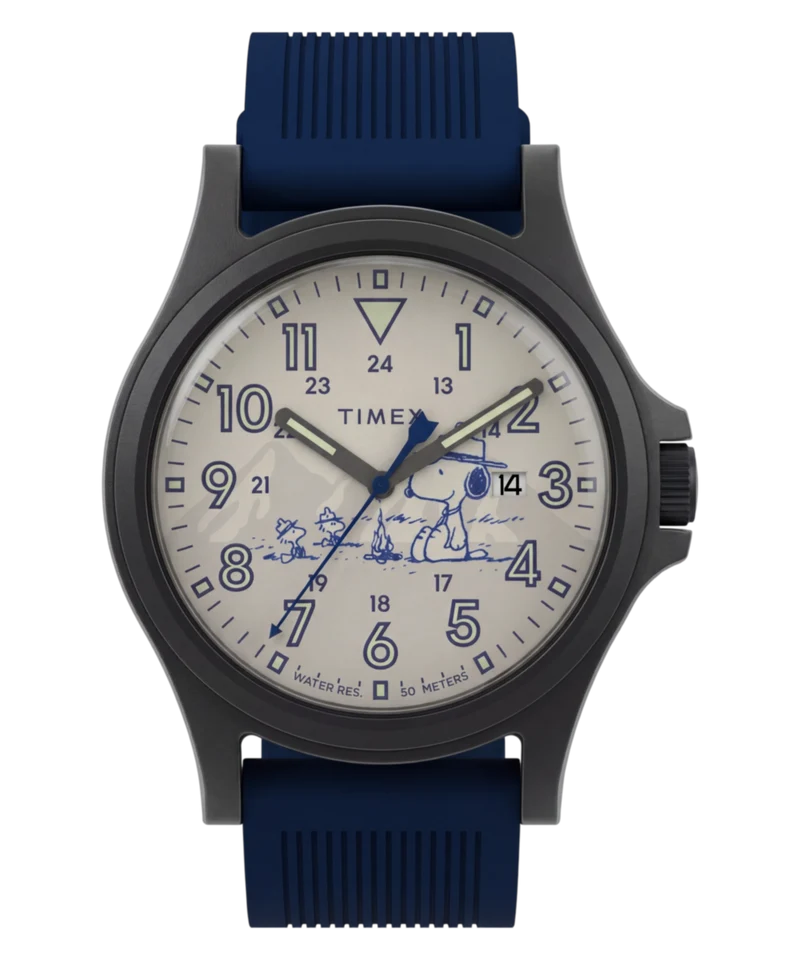 Peanuts® x Timex Expedition® Acadia 40mm Silicone Strap Watch