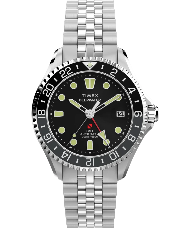 Deepwater Meridian 200 Automatic GMT 42mm Stainless Steel Bracelet Watch