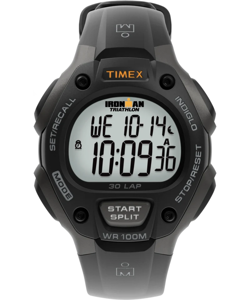 IRONMAN Classic 30 Full-Size Resin Strap Watch