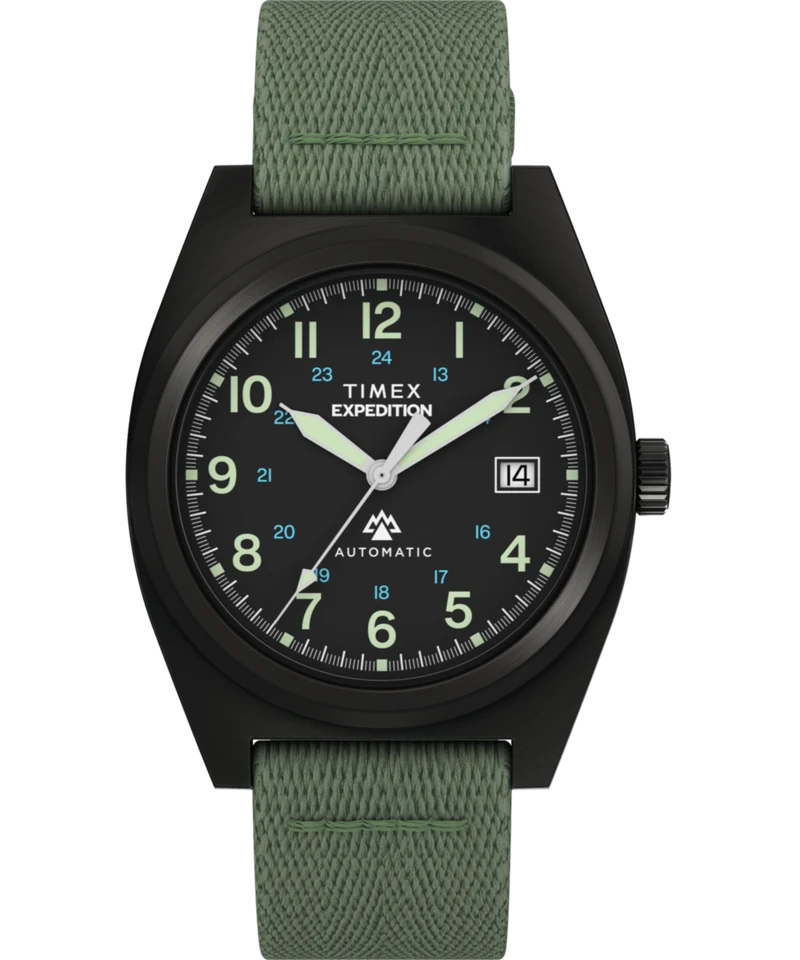 Expedition® Capstone Automatic 39mm Eco-Conscious Fabric Strap Watch
