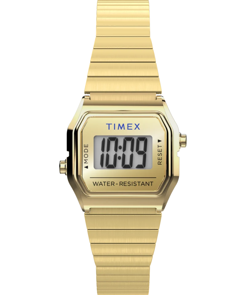Teeny Tiny Timex Endorsed by Dimepiece 20mm Stainless Steel Expansion Band Watch with Perfect Fit