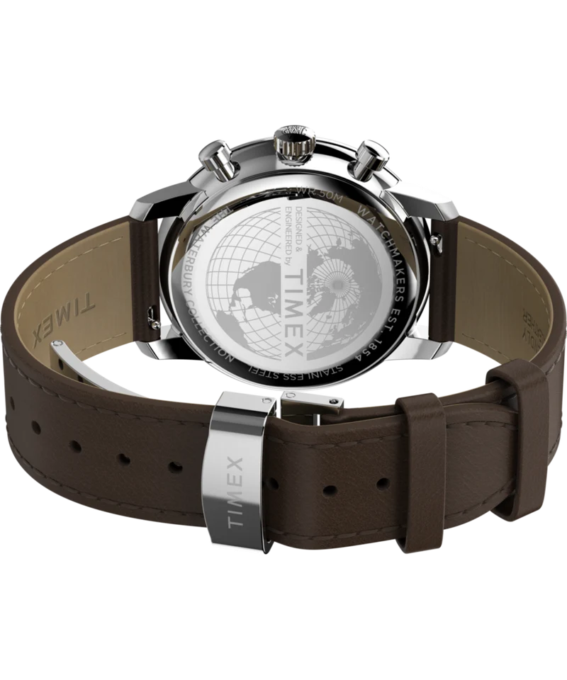 Waterbury Metropolitan Chronograph 41mm Leather Strap Watch
