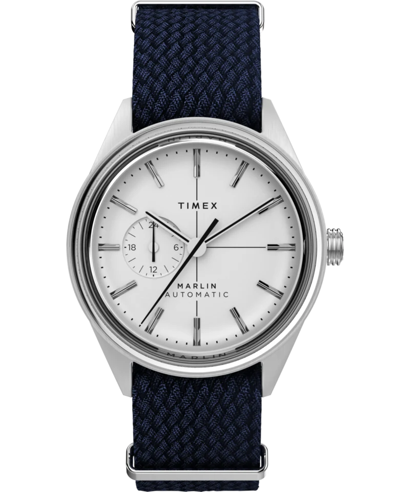 Marlin® Jet Automatic 38mm Fabric Strap Watch