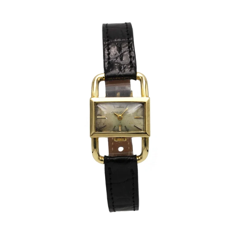 Jaeger-LeCoultre x Hermès - Yellow gold Stirrup watch