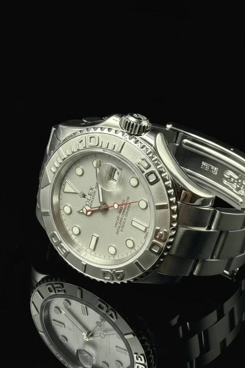 Rolex Yacht-Master - Watch 16622 steel and platinum rhodium dial