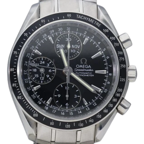 Omega - Speedmaster Day-Date Chronograph watch in steel