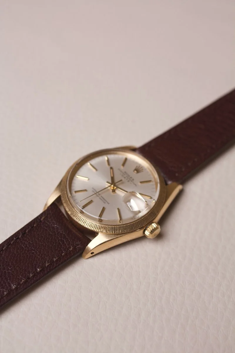 Rolex Oyster Perpetual Date - 18K yellow gold watch 1507