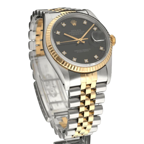Rolex - Datejust 16233G watch in gold and steel