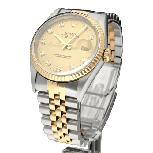 Rolex Datejust - Watch 16233G in gold and steel