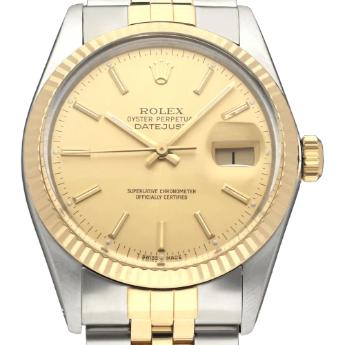 Rolex - Datejust 16013 watch in gold and steel