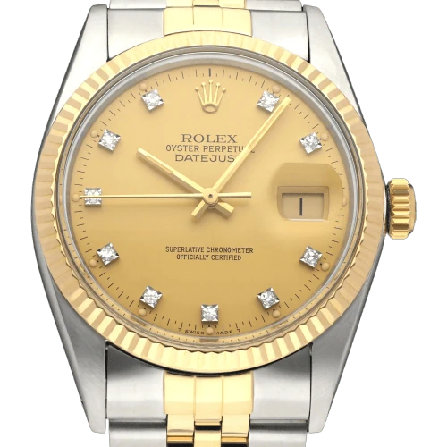 Rolex Datejust - Reference 16013G watch in gold and steel