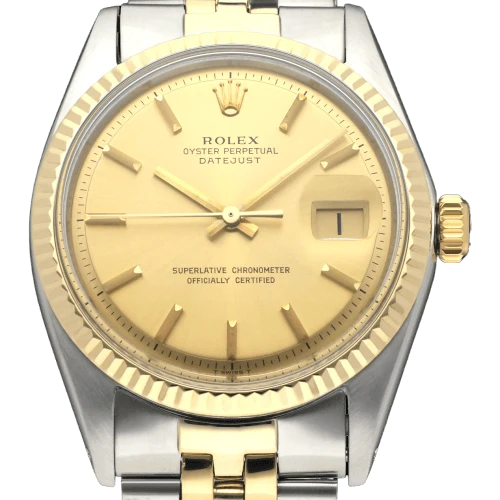 Rolex - Datejust 1601 watch in gold and steel