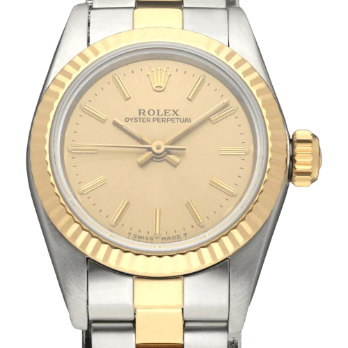 Rolex Oyster Perpetual - Lady watch 67193 gold and steel