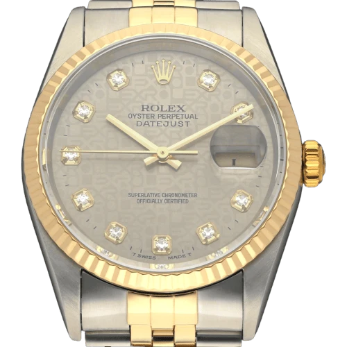 Rolex Datejust - Watch 16233G gold and steel