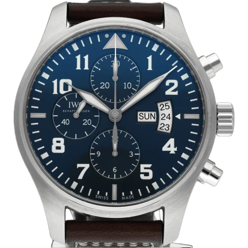 IWC - Pilot Chronograph watch IW377706 in steel, 2014