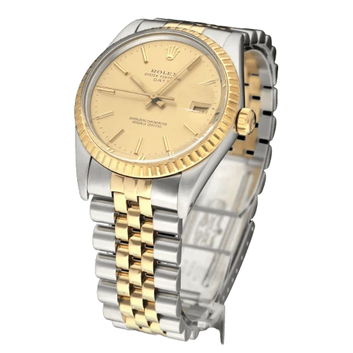 Rolex - Oyster Perpetual Date 15053 watch in gold and steel