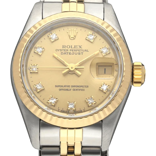 Rolex - Lady-Datejust 69173G watch in gold and steel