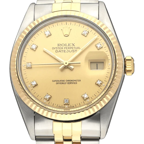 Rolex Datejust - 16013G watch in gold and steel