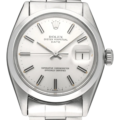 Rolex - Oyster Perpetual Date 1500 Sigma Dial watch revised in steel