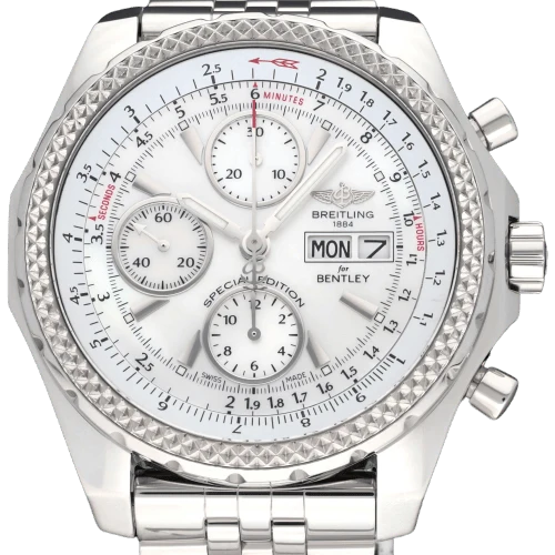 Breitling Bentley - GT watch A13362 in steel, mother-of-pearl dial