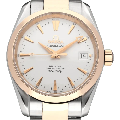 Omega Seamaster - Aqua Terra Co-Axial watch in rose gold and steel