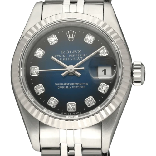Rolex Lady-Datejust - Watch 69174G Blue Vignette dial
