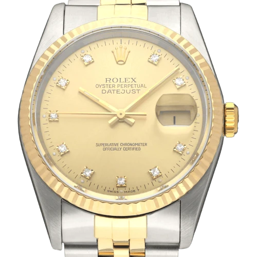 Rolex Datejust - Watch 16233G in gold and steel