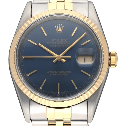 Rolex - Datejust 16233 watch in gold and steel