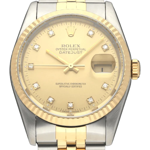 Rolex Datejust - Watch 16233G in gold and steel