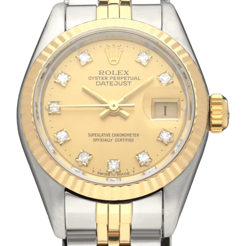 Rolex - Lady-Datejust 69173G watch overhauled in gold and steel