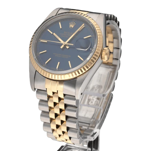 Rolex - Datejust watch 16233 gold and steel, 1988