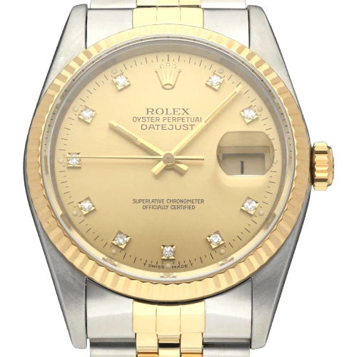 Rolex Datejust - Reference 16233G watch in gold and steel