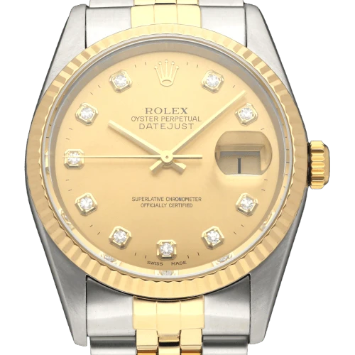 Rolex Datejust - Watch 16233G in gold and steel