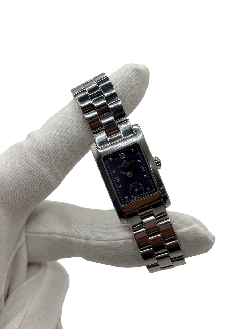 Baume & Mercier Hampton - Steel watch with blue dial