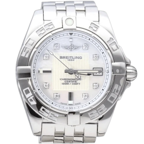 Breitling - Cockpit Lady Galactic 32 watch in steel and diamonds