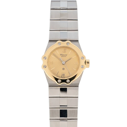 Chopard St. Moritz - 24 mm watch in steel and yellow gold