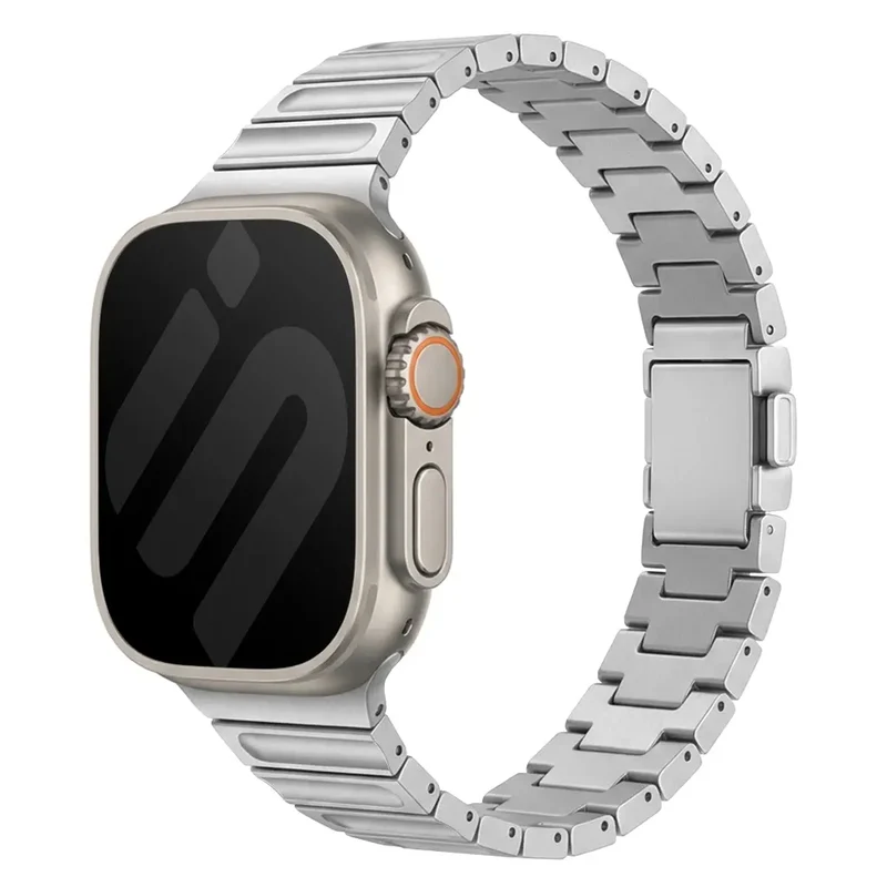 Correa magnética de titanio Apple Watch (plata)