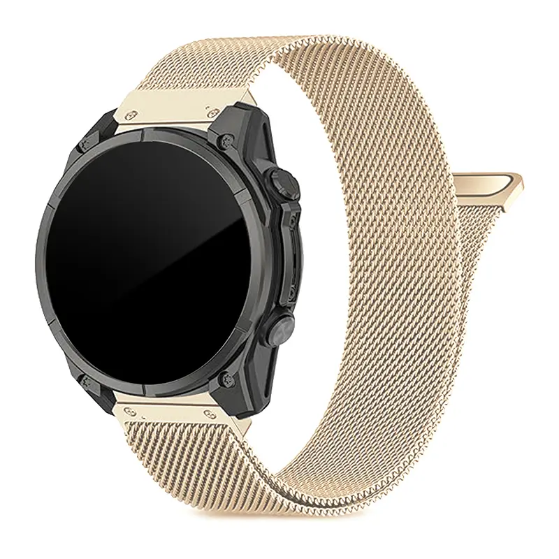 Correa milanesa 'Premium' Garmin Approach S70 - 42mm (champán)