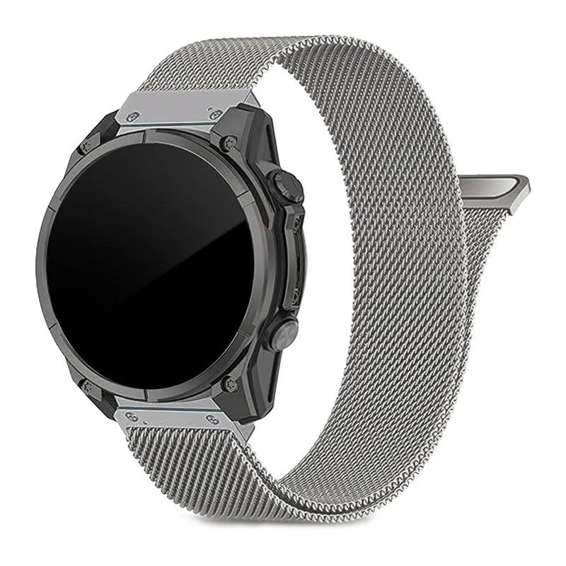 Correa milanesa 'Premium' Garmin D2 Delta (titanio)