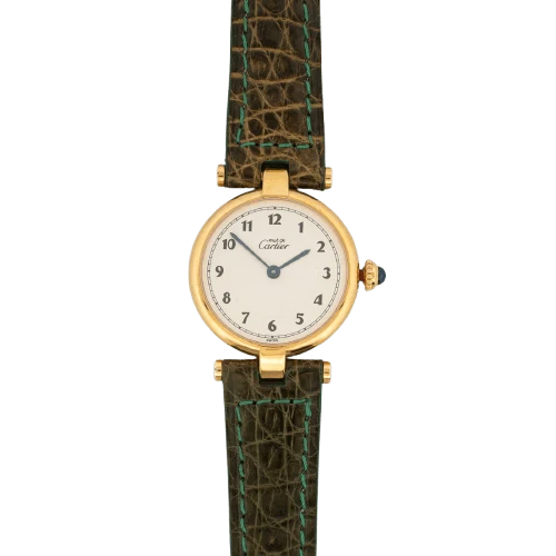 Cartier Must Vendôme - SM watch with silver-gilt ivory Breguet dial