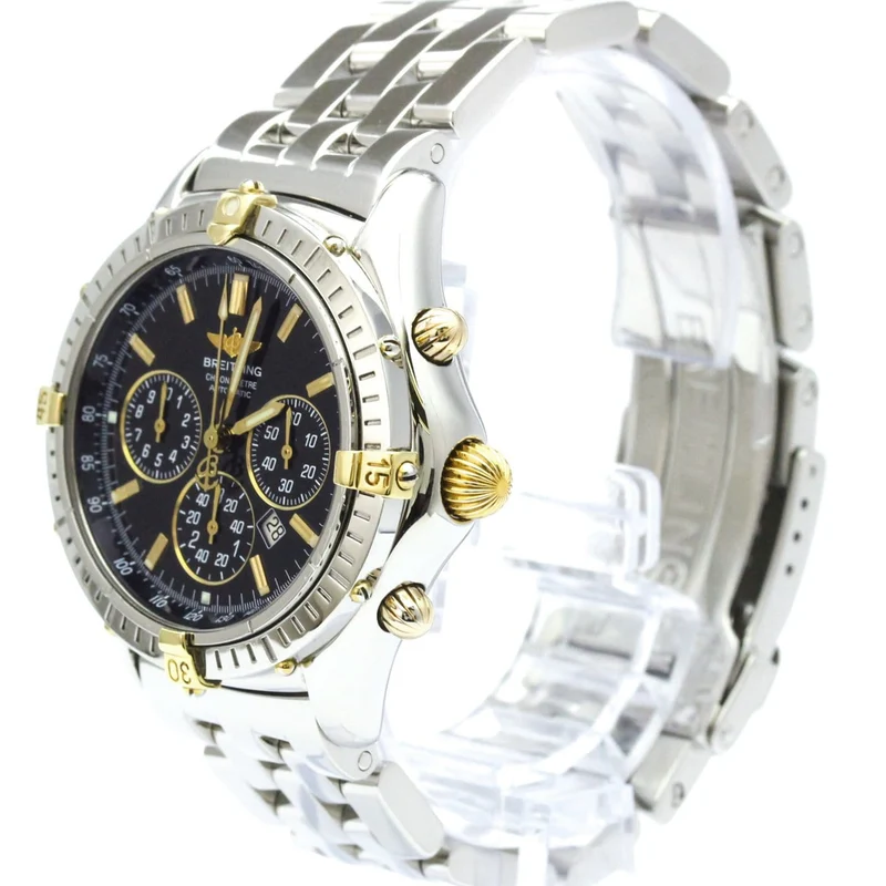 Breitling Windrider - Automatic chronograph watch in steel and yellow gold