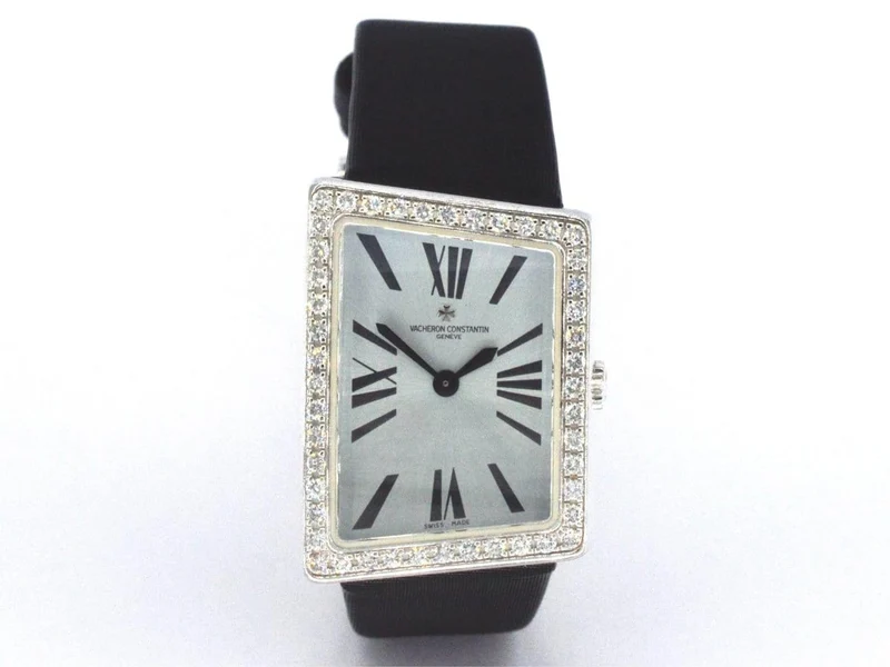 Vacheron Constantin - 1972 asymmetrical watch in 18-carat gold and diamonds