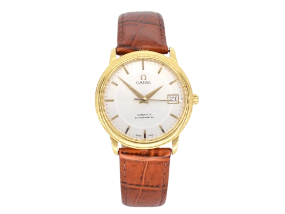 Omega De Ville Prestige - 34 mm automatic gold watch