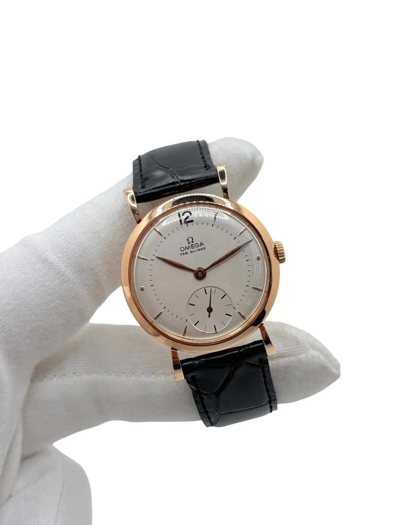 Omega Vintage - 33 mm watch in 18-carat rose gold