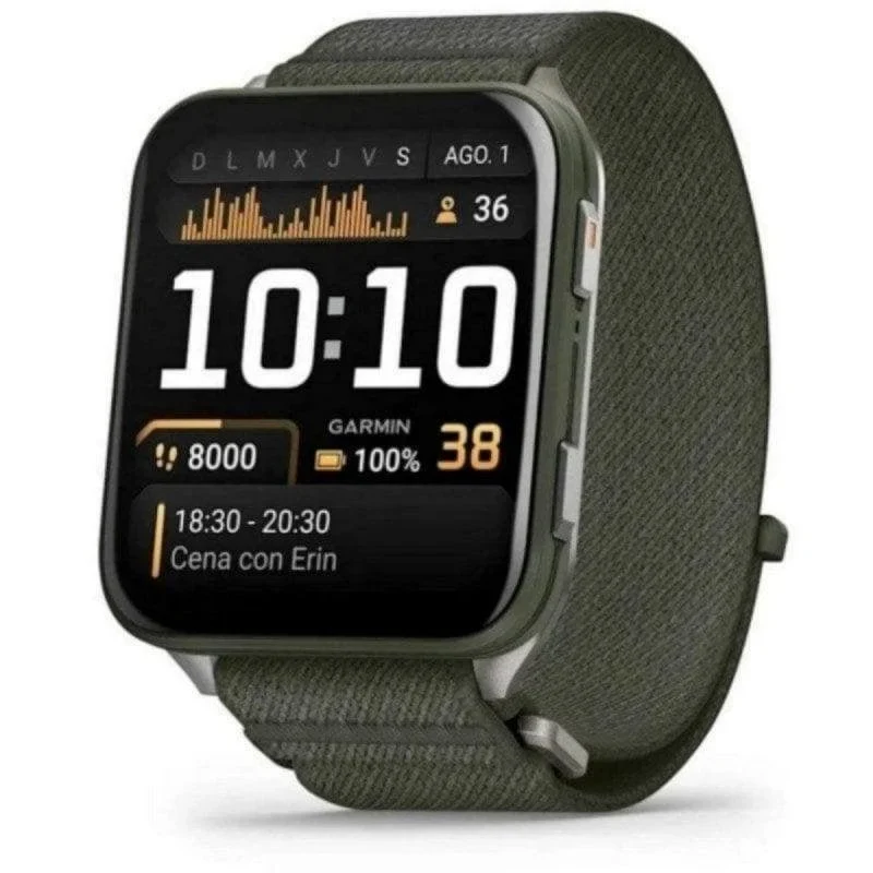 Garmin Venu X1 AMOLED 2", GPS Multisatélite, Titanio, 32GB, 8 días de batería