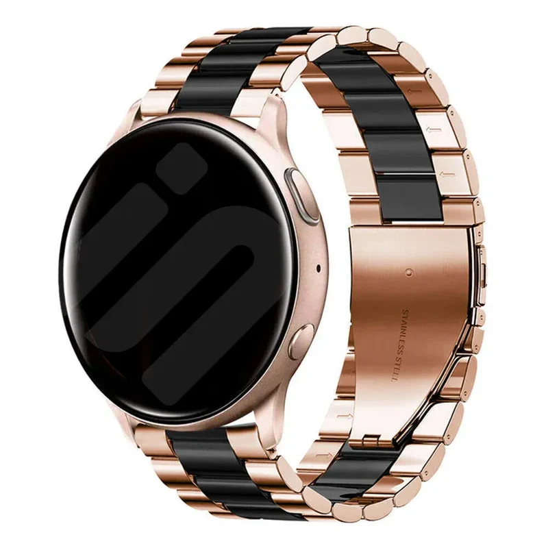 Correa acero Motorola Moto Watch Ultra (oro rosa/negro)